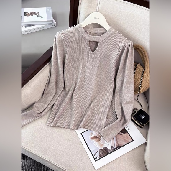 nrand new pearls sweater - Picture 1 of 2